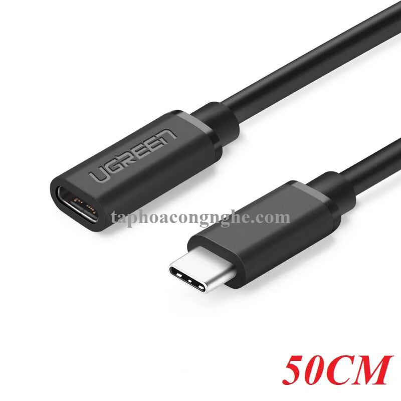 Ugreen 40574 50CM cáp usb type c nối dài ED008 30040574
